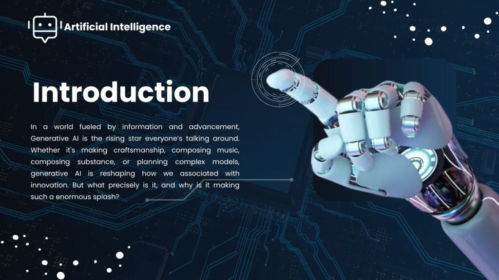 Introduction of Artificial  Intelligence Generative