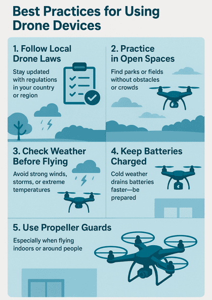 Best Hones for Utilizing Ramble Devices. To guarantee a secure and pleasant ramble encounter, consider the taking after tips.
